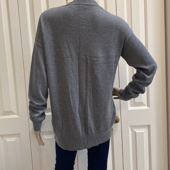 Fever Womens L Grey Button Up Cardigan. Thin and comfy. Perfect Layering piece. - Picture 6 of 11